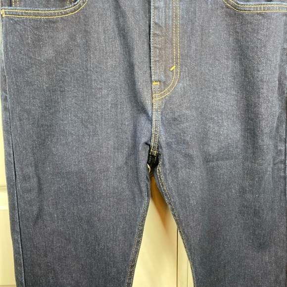 Levis 510 Jeans Relaxed Dark Wash Blue Jeans 34x34 Men’s - Picture 2 of 6